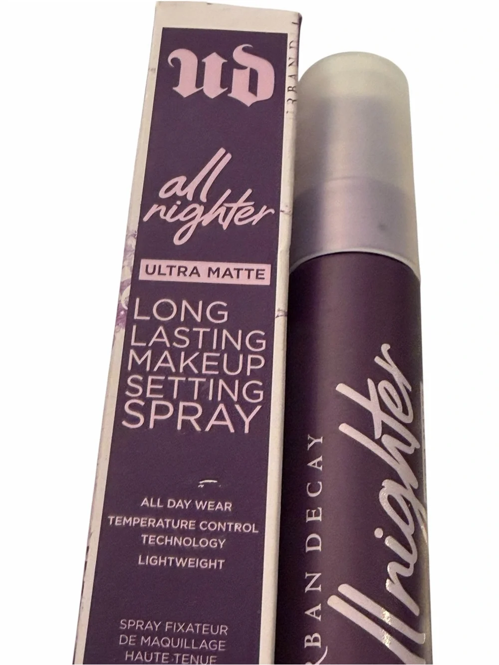 Urban Decay All Nighter Ultra Matte Setting Spray Matte Long Lasting 1 fl oz